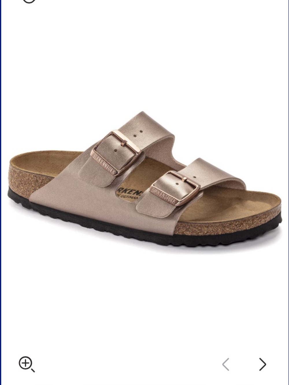 Birkenstock Arizonas Copper / Rose Gold Size 39 Regular - 8/8.5